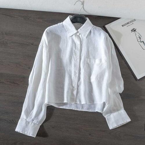 Cthink Linen Blouses