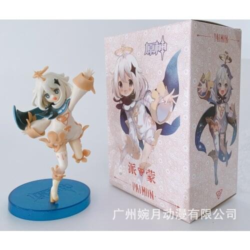 Game Genshin Impact Cosplay Amine Character Paimon PVC 14cm Cute Doll Toy Ornaments Child Gifts
