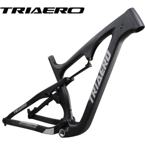 26er Full Suspension Carbon Fat Bike Frame 4.8 Tires 197mm Rear Space 120mm Travel Size 16 18 20 SN04