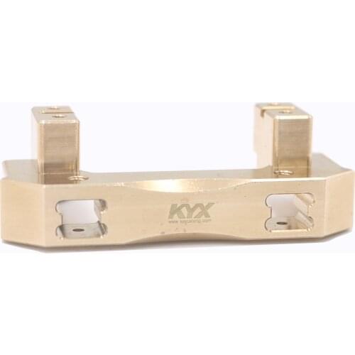 KYX Racing 119g/pcs Brass Front Bumper & Servo Mount for 1/10 RC Crawler Car Traxxas TRX-4 TRX4