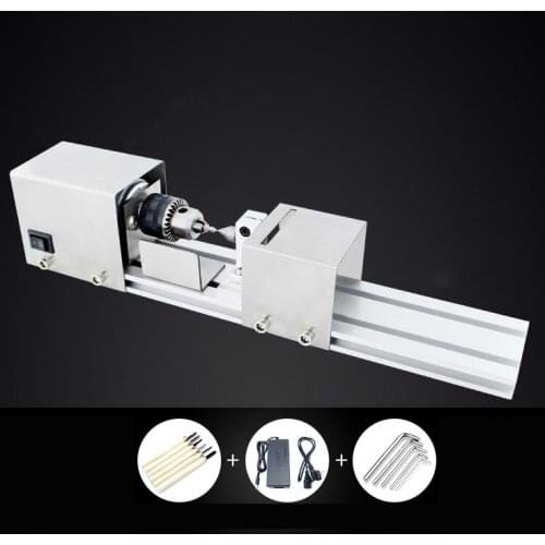 Miniature Beads Small Lathe Woodworking Machinery Polishing Polishing Cutting Car Beads Ball Bead Machine Mini Woodworking Lathe
