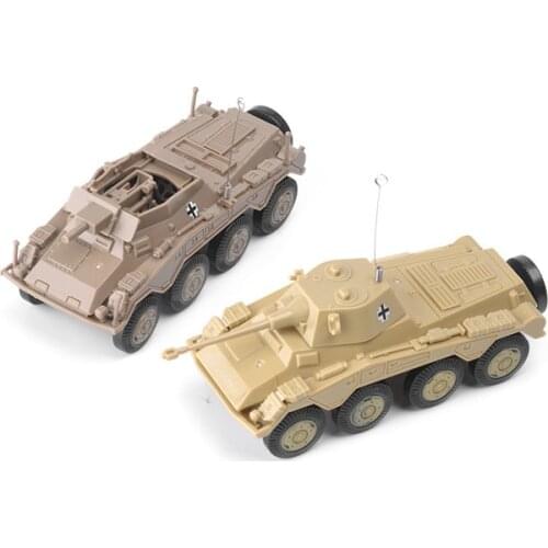 1:72 Sd.kfz.234 PUMA Model ww2 German Wheeled Armored Vehicle Reconnaissance Car Military Assembly Model Kit Chariot Toy