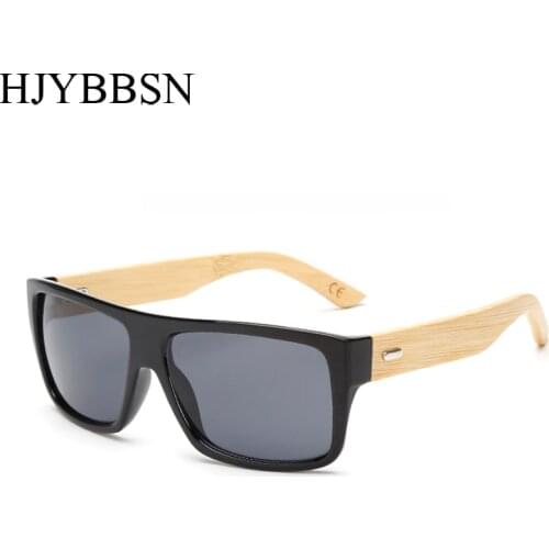 Original Wooden Bamboo Sunglasses Men Women Mirrored UV400 Sun Glasses Real Wood Shades Gold Blue Outdoor Goggles Sunglases Male