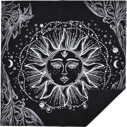 49x49cm Non-woven Board Game Textiles Tarot Table Cover Playing Cards Tarot Game Tablecloth Fortune Astrology Oracle Cards Clot