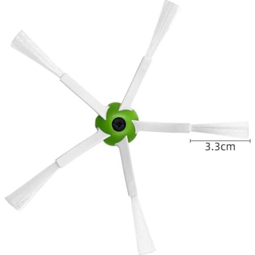 Replacemen 1Pieces 5 Armed Side Brush for irobot Roomba i7+ E5 E6 E7 i3 Robot Vacuum Cleaner cleaning brush Parts Accessories