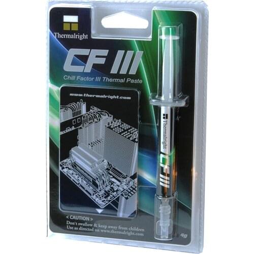 Thermalright Chill Factor3 Cooling Thermal compound Grease paste for Desktop laptop AMD Intel processor CPU GPU Cooler Radiator