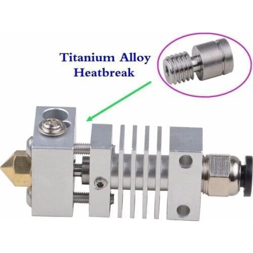 All Metal Hotend Kit w/ Titanium Alloy Thermal Heat Break for CR-10 3D Printer