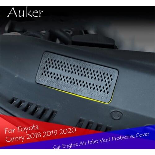Car Engine Air Inlet Vent Motor air inlet cover Protection sticker Protection car style For Toyota Camry 2018 2019 2020