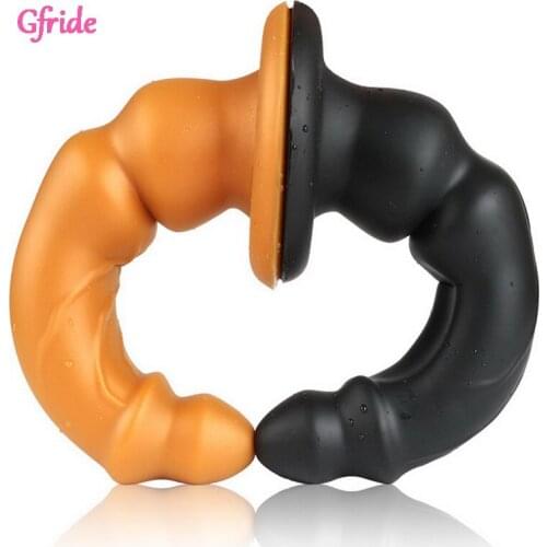 Extra large anal soft anal plug male and female masturbation device simulation penis anal expansion device adult sex products