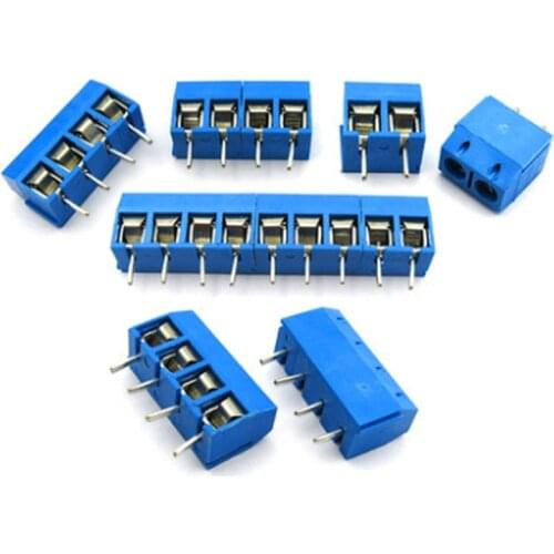 10Pcs/lot 10PCS KF301-4P 2p 3p 5.08mm 4 Pin Cont Terminal Screw Terminal Contor