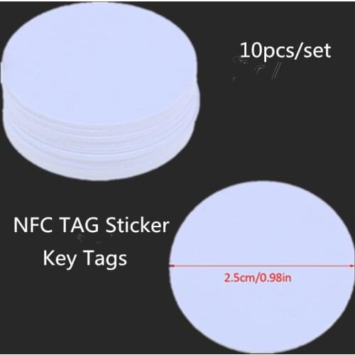 10pcs/Lot 13.56MHZ/125KHZ RFID Coin tag Tk4100 Waterproof Coin Cards