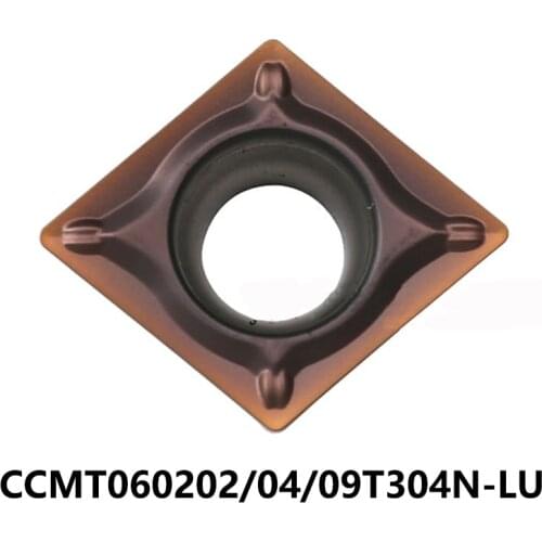 100% Original CCMT 060202 CCMT060202N-LU CCMT060204N-LU CCMT09T304N-LU AC530U AC700G AC6040M Carbide Inserts Turning Tool Cutter