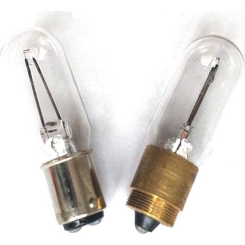 2pcs 6V 15W/ 6V 30W Bayonet Light Bulbs For Microscope Instrument Lamp Bulb Replacement Repair Parts
