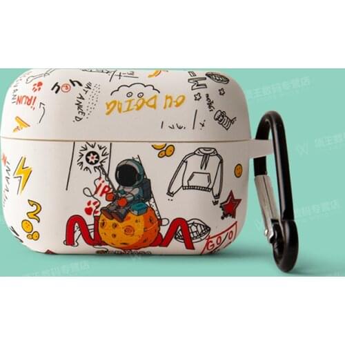 Cute Astronaut Headset case for Huawei honor Earbuds X1 TWS Bluetooth Earphones case Silicone Protection for honor Earbuds X1