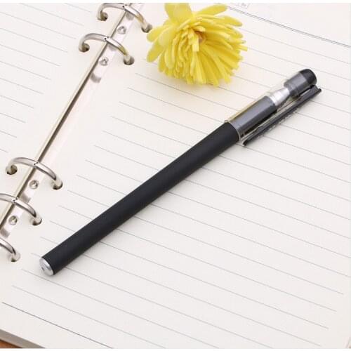 1pc Black And Neutral Pen Water Sign Pen 0.5mm Bullet Head Student Writing Stationary Kawaii School Supplies Material Escolar