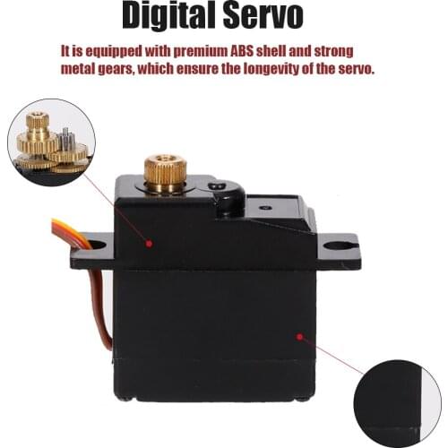 Digital Servo Metal Gear for WLtoy 1/14 144001 RC Spare Parts