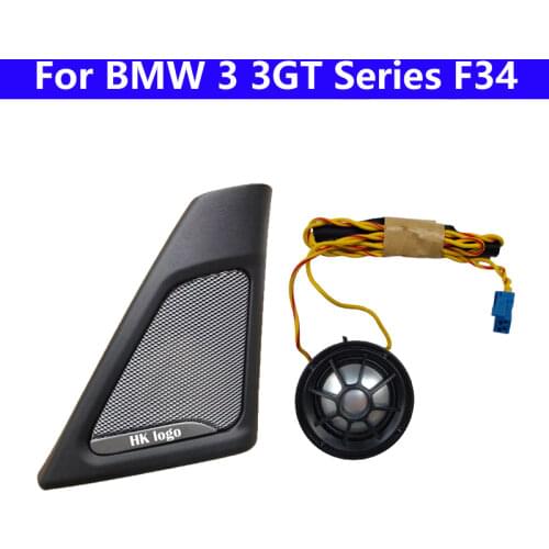 For BMW 3 3GT Series F34 Front Door Tweeter Cover Speaker Loudspeaker Modification Sticker Decoration Original Upgrade Car