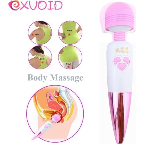 EXVOID Magic Wand AV Stick Vibrator Sex Toys for Women Clitoris Stimulator Body Massager G-spot Vibrators for Woman Sex Shop