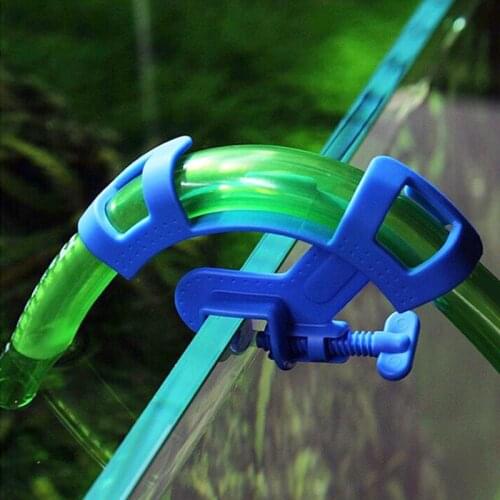 Fish Tank Water Change Fixing Clamp Holder Aquarium Water Pipe Filter Firmly Hold Filtration Hose Bracket Pipe Fixing Tube Clip
