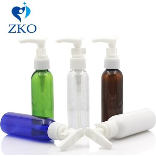 1pcs 60ml Pressed Clamp Bottle Lotion Pump Shampoo Free Shipping Travel Refillable Empty Cosmetic Container Scattered Bottling