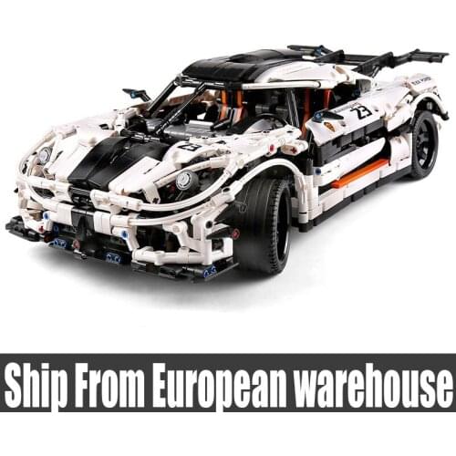 Mould King 13120 MOC 4789 Koenigsegged Super Sports Racing Car City Model Race The Racing Car Building Blocks Bricks