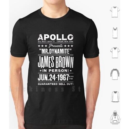 James Brown - Apollo Concert T Shirt Print For Men Cotton New Cool Tee James Brown James Brown Soul Funk Godfather