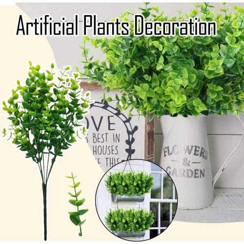 2pc/6pc Artificial Plant Latex Real Bridal Wedding Bouquet Home Decoration Wall Decor Outdoor Garden Plant Courtyard Ornaments