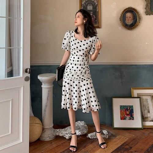 Kiesza Lyte Summer Polka Dot Dresses