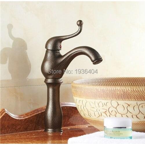Creative design Retro Luxury European Style Basin Faucet Antique Bacia Torneira Hot and Cold Basin Mixer Taps RB1033