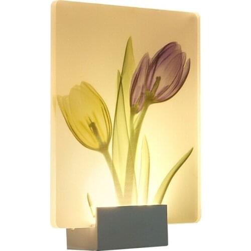 Creative 8W Butterfly Wings Style Warm White LED Wall Porch Light,Acrylic Wall Lamp Led Wall Sconce with Brushed Silv