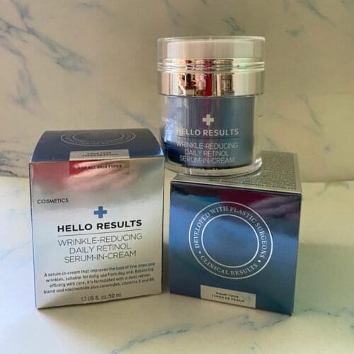 Face Cream For All Skin Types It Cosmetics Hello Results Wrinkle Reducing Daily Retinol Serum in Cream 50ml