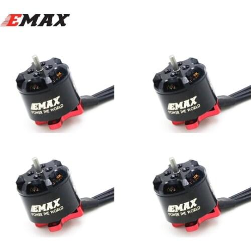 4pc Original EMAX RS1106 II 4500KV 6000KV 7500KV MINI Brushless Motor RC FPV Racing MINI Violent Indoor FPV Racing Quadcopter