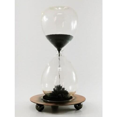 Metal Magnetic Standing Magnet Glass Sand clock desk clock relogio de mesa настольные часы reloj de escritorio