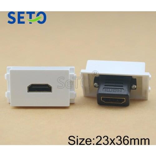 SeTo 128 Type 2.0HDMI Module Directly Plug HDMI Connector Keystone For Wall Plate Socket