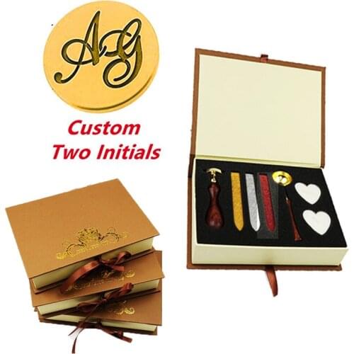 Signature Custom Wax seal stamp set kit
