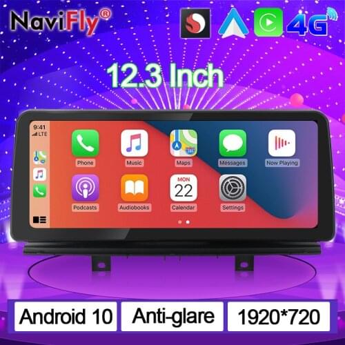 NaviFly 1920*720 Carplay Android Auto Car Multimedia Player For BMW X5 F15 X6 F16 2014-2017 NBT System Navigation GPS Stereo