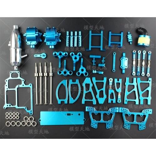 Unlimited HSP 1/10 bigfoot truck 94188 four-wheel drive oil moving car whole car metal upgrade kit 122011 122012 122057 188019