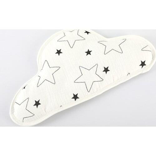 New Newborn Super Soft Flat Pillow Towel Breathable Sweat-absorbent Baby Pillows Anti-spitting Milk Cloud Sheet Pillow Bedding