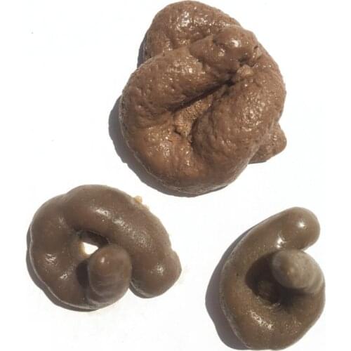 Novelty Toys Funny Gag Props Slimy Tricky Toy Simulation Toy Soft Material TPR Fake Stool Gags 、Kids Adult Practical Joke Toy