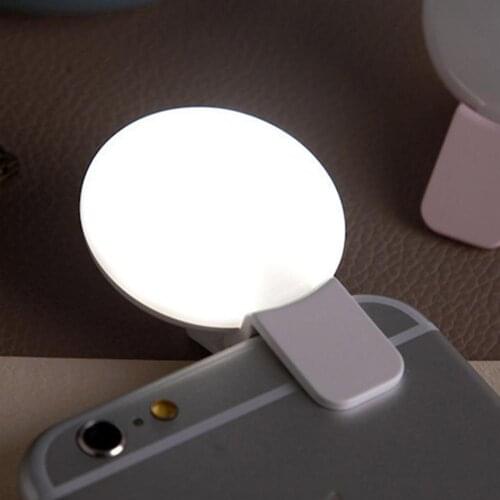Portable USB Self-timer 10 LED flash round self-timer Artifact External Beauty Fill Light Flexible Chuck Clip Mini Fill Lamp