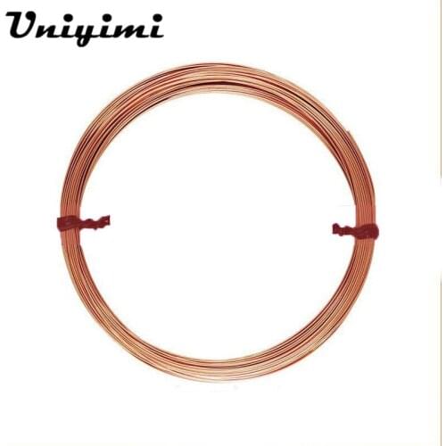 High Quality Rose Gold Wire 0.33~1.27 MM Pure Solid Hard Bright Wire Natural DIY For Jewelry Crafts Making Accessories