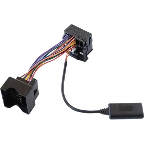 Plug Bluetooth Aux Cable Replacement 12V AUX Audio Bluetooth 5.0 Cable Black