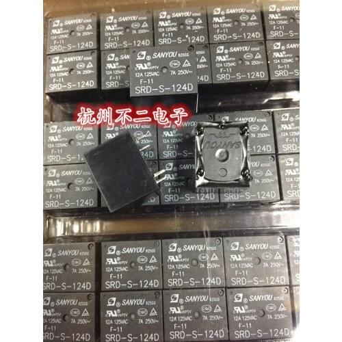 Relay SRD-S-124D a set of conversion 5 feet 7A250VAC HF3FF-24VDC-1ZS T73
