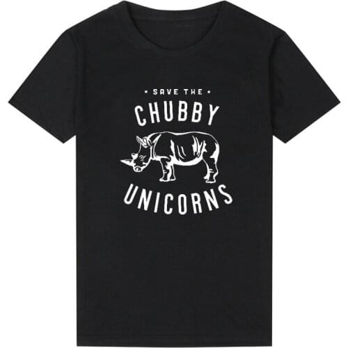 Save The Chubby Unicorns T Shirts Women Peach Purple Cotton Graphic T-shirt Cute Animal Printed Clothes Kawaii Tops Dropshipping
