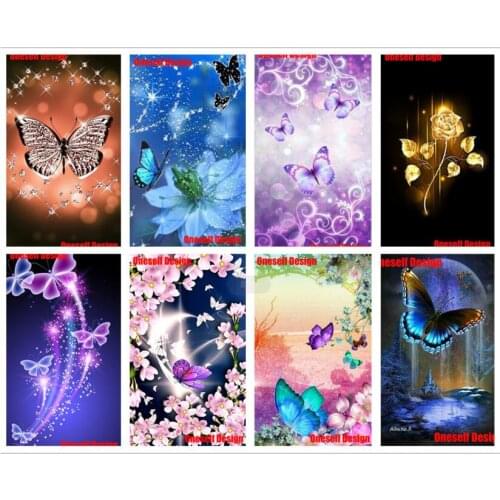 USA 5d diamond embroidery full set flower diamond painting full round/square butterfly 5d diamond mosaic sale decoration home
