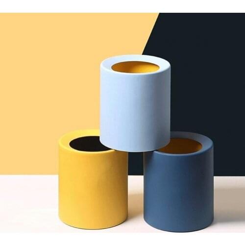Convenient Cute Desktop Mini Trash Can Garbage Storage Box for Office