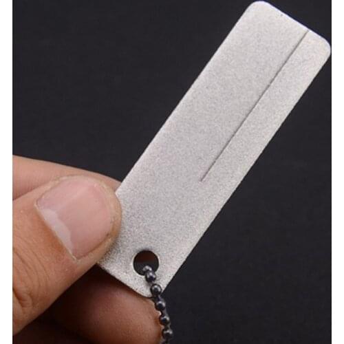 Outdoor Sharpening Knife Diamond Camp Gear Whetstone Pocket Multitool Sharpen Hook Mini Hunt EDC Tool Nail Outdoor Tool
