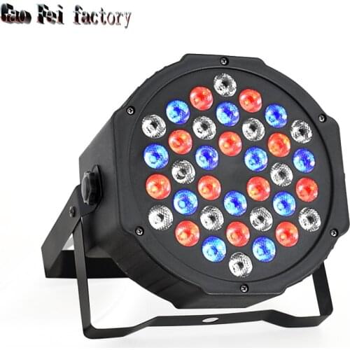 Party Lights 36X3W Led Flat Par RGB Dmx512 Disco Lamp LED Lyre Wash Beam Projector Dmx Controller For Wedding Dance Floor
