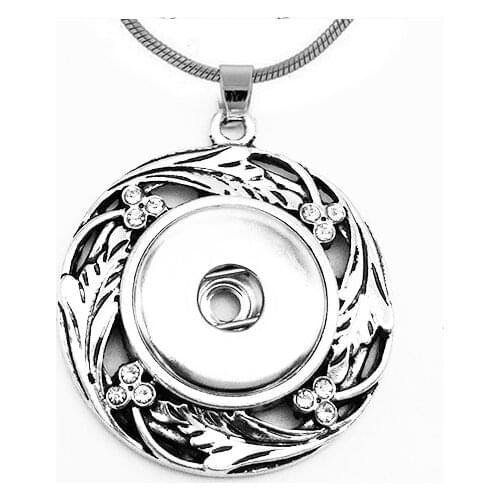 Christmas snap button necklace M6563 (fit 18mm 20mm snaps)