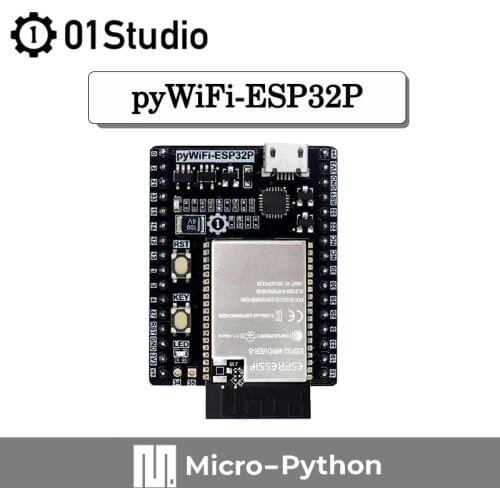 01Studio pyWiFi- ESP32P 8M RAM Development Demo Embedded Board Compatible MicroPython WiFi LVGL Programming Wireless IOT ESP32